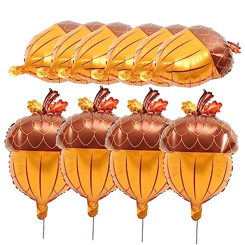 DRESSOOS 10 Stück Aluminiumfolienballons, Herbstballons, Thanksgiving Party Requisiten, Tannenzapfenförmige Ballons, Folien Tannenzapfenballons, Partygeschenk, Erntedankfest Ballon Zur DRESSOOS 10 Stück Aluminiumfolienballons, Herbstballons, Thanksgiving Party Requisiten, Tannenzapfenförmige Ballons, Folien Tannenzapfenballons, Partygeschenk, Erntedankfest Ballon Zur von DRESSOOS