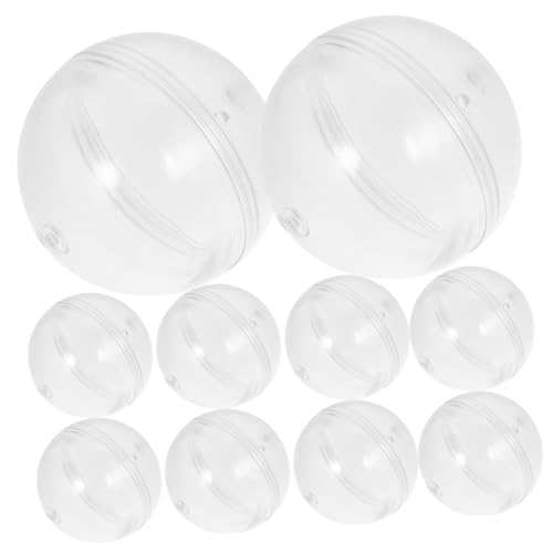 DRESSOOS 10 Stück Gacha Muschel, Leere Kugel, Befüllbare Runde Kugeln, Spielzeug, Befüllbare Kapseln, Kugeln, Maschine, Befüllbare Kugeln, Plastikkugel, Dekoration, , Verpackungskugel, DRESSOOS 10 Stück Gacha Muschel, Leere Kugel, Befüllbare Runde Kugeln, Spielzeug, Befüllbare Kapseln, Kugeln, Maschine, Befüllbare Kugeln, Plastikkugel, Dekoration, , Verpackungskugel, von DRESSOOS