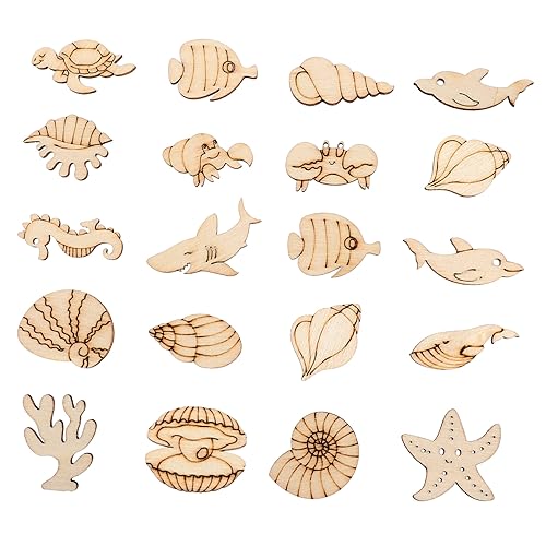 DRESSOOS 100 Stück Meereswind Holzspäne, Meeresdekoration, Meerestier Ausschnitte, Meerestier Spielzeug, Meeresornament, Hölzerne Meerestiere, Meerestier Ausschnitt, Strandornament, DRESSOOS 100 Stück Meereswind Holzspäne, Meeresdekoration, Meerestier Ausschnitte, Meerestier Spielzeug, Meeresornament, Hölzerne Meerestiere, Meerestier Ausschnitt, Strandornament, von DRESSOOS