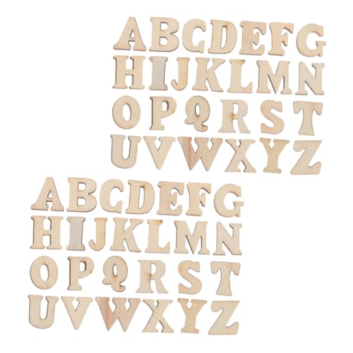 DRESSOOS 104Stücke DIY Holzbuchstaben Unbearbeitete Mini Holzbuchstaben Natürlichem Farbton für Kreative Bastelprojekte Personalisierte Dekorationen und DRESSOOS 104Stücke DIY Holzbuchstaben Unbearbeitete Mini Holzbuchstaben Natürlichem Farbton für Kreative Bastelprojekte Personalisierte Dekorationen und von DRESSOOS