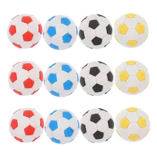 DRESSOOS 12 Stück Tischfußballspiel Radiergummi, Tischfußballball, Fußball Stressbälle Für Kinder, Tischfußballspieltisch, Tischfußballtisch Mit Lichtern, Lustige Gadgets, DRESSOOS 12 Stück Tischfußballspiel Radiergummi, Tischfußballball, Fußball Stressbälle Für Kinder, Tischfußballspieltisch, Tischfußballtisch Mit Lichtern, Lustige Gadgets, von DRESSOOS