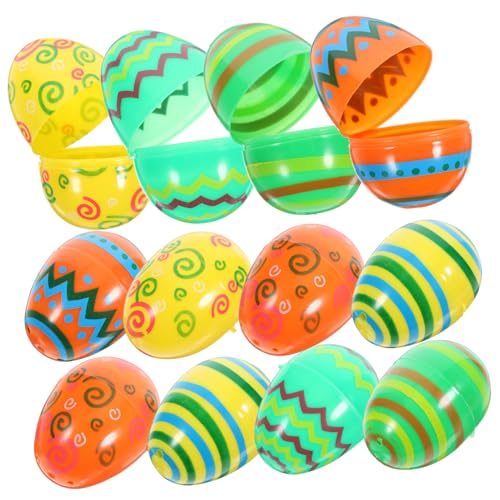 DRESSOOS 12St Osterei Snack-Dekoration Münze goldene Eier Füllbonbons Eier Dekorationen mehrere fillable easter eggs eierfarben ostern Osterpartydekor osterparty gefallen Plastik DRESSOOS 12St Osterei Snack-Dekoration Münze goldene Eier Füllbonbons Eier Dekorationen mehrere fillable easter eggs eierfarben ostern Osterpartydekor osterparty gefallen Plastik von DRESSOOS