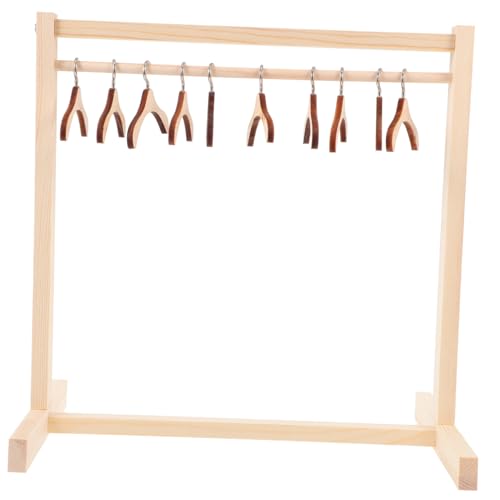 DRESSOOS 1Set Puppen Kleiderständer Mit Kleiderbügeln Puppen Kleidung Rack Für Puppenhaus Doll Clothes Organizer 10cm Hänger Inklusive Ideal Für Kreatives DRESSOOS 1Set Puppen Kleiderständer Mit Kleiderbügeln Puppen Kleidung Rack Für Puppenhaus Doll Clothes Organizer 10cm Hänger Inklusive Ideal Für Kreatives von DRESSOOS