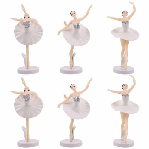DRESSOOS 2 Sets Ballerina Mädchen Ornamente, Tanzende Mädchenstatue, Ballerina Geburtstagsdekor, Ballett Für Mädchenzimmer, Balletttänzerin Skulptur, Ballerina Partygeschirr, Mädchen DRESSOOS 2 Sets Ballerina Mädchen Ornamente, Tanzende Mädchenstatue, Ballerina Geburtstagsdekor, Ballett Für Mädchenzimmer, Balletttänzerin Skulptur, Ballerina Partygeschirr, Mädchen von DRESSOOS