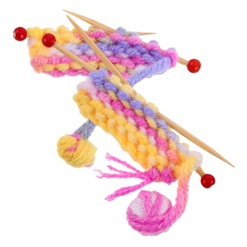DRESSOOS 2 Sets Mini Puppenhauszubehör Aus Simulierter Wolle, Mini Sachen Für Puppen, Handgefertigte Strickpuppen, Puppenspielzeug Aus Gestrickter Wolle, Miniatur Puppenhauszubehör, DRESSOOS 2 Sets Mini Puppenhauszubehör Aus Simulierter Wolle, Mini Sachen Für Puppen, Handgefertigte Strickpuppen, Puppenspielzeug Aus Gestrickter Wolle, Miniatur Puppenhauszubehör, von DRESSOOS