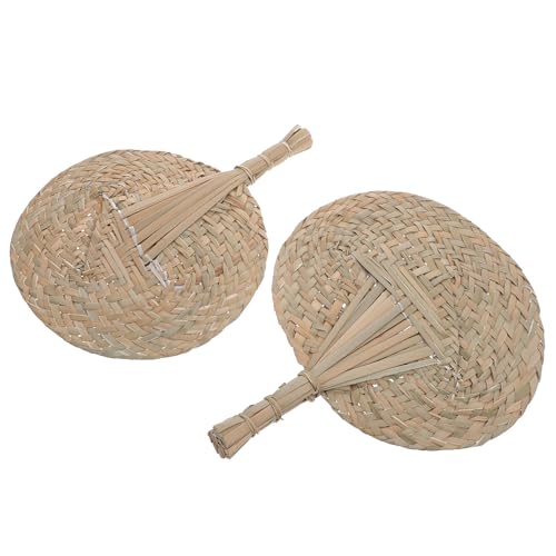 DRESSOOS 2 Stk. Handgefertigter Großer Strohfächer Handgewebt Dekorativer Natürlicher Bastfächer Leichter Sommerkühlung Fächer für Strand Party Zuhause und Büro DRESSOOS 2 Stk. Handgefertigter Großer Strohfächer Handgewebt Dekorativer Natürlicher Bastfächer Leichter Sommerkühlung Fächer für Strand Party Zuhause und Büro von DRESSOOS