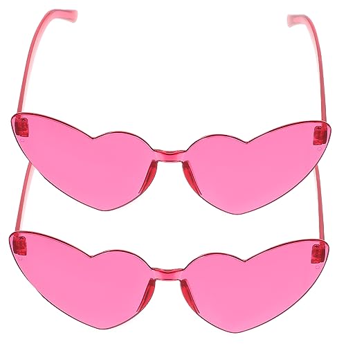 DRESSOOS 2 Stück Dekorative Brillen, Randlose Herz, Rahmenlose Brille, Lustige Für Party, Randlose Herz Brille, Party, Rahmenlose Trendy, Randlose Brille DRESSOOS 2 Stück Dekorative Brillen, Randlose Herz, Rahmenlose Brille, Lustige Für Party, Randlose Herz Brille, Party, Rahmenlose Trendy, Randlose Brille von DRESSOOS