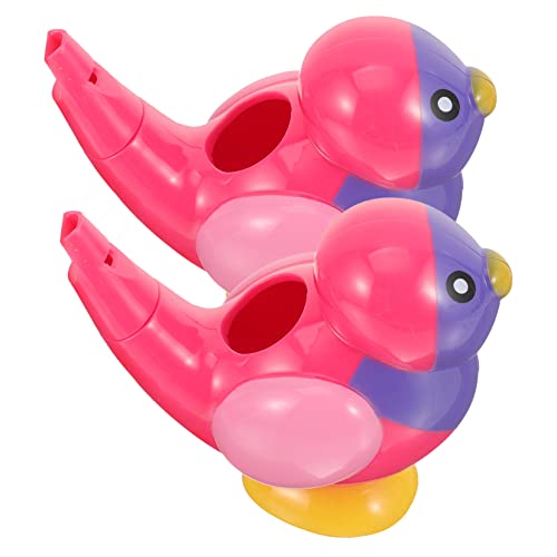 DRESSOOS 2 Stück Pfeifenspielzeug, Süße Pfeife, Kindervogelpfeife, Kinderpfeife, Bunte Pfeifen, Spielzeug, Lustiges Spielzeug, Kinderwasservogelpfeife, Plastikpfeife, Vogelspielzeug, von DRESSOOS
