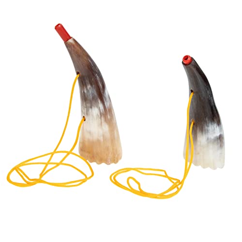 DRESSOOS 2 Stück Teiliges Oxhorn mit Klarem Leicht zu Spielendes Kinderhörner Tragbare Horn für Robustes Kunststoffmaterial für Spiel und Fußballjubel Zufällige Farbe Zufällige Farbe von DRESSOOS