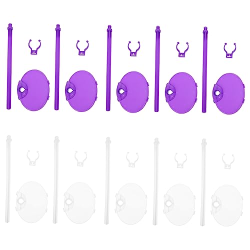 DRESSOOS 20 Stück Puppenständer Transparente und Puppenhalter für Müheloses Ausstellen und Stabilisieren von Puppen Geeignet für Modelle und Figuren und Stabil von DRESSOOS
