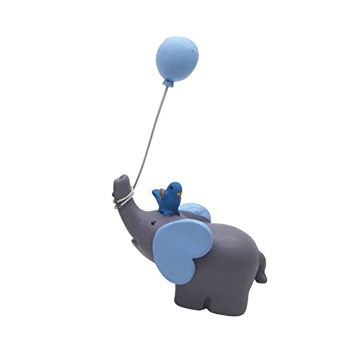 DRESSOOS 2St Elefanten-Dekor bürodeko büro dekoration Elefant für Harzverzierungen kuchen Luftballons Geburtstagsdekoration kreative Geschenke niedlich Statue Dekorationen schmücken von DRESSOOS