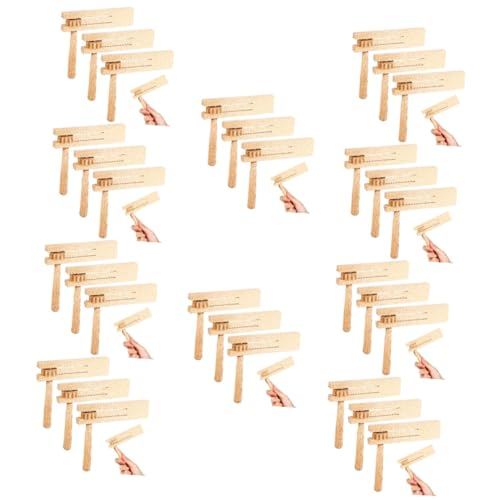 DRESSOOS 30 Stück Orff Instrument, Geräuschratsche, Holzmatracas Für Kinder, Krachmacher Spielzeug, Holzratsche, Matraca Ratsche, Holz Krachmacher, Matraca Spielzeug, Holzratsche, DRESSOOS 30 Stück Orff Instrument, Geräuschratsche, Holzmatracas Für Kinder, Krachmacher Spielzeug, Holzratsche, Matraca Ratsche, Holz Krachmacher, Matraca Spielzeug, Holzratsche, von DRESSOOS