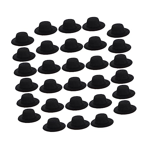 DRESSOOS 30st Mini-Hut Babypuppen Für Mädchen Eimerhüte Mädchen Hut Puppenhaus Puppenkleidung Kleidung Für Neugeborene Miniatur Puppenhüte Zubehör Für Babypuppen Stoff Black DRESSOOS 30st Mini-Hut Babypuppen Für Mädchen Eimerhüte Mädchen Hut Puppenhaus Puppenkleidung Kleidung Für Neugeborene Miniatur Puppenhüte Zubehör Für Babypuppen Stoff Black von DRESSOOS