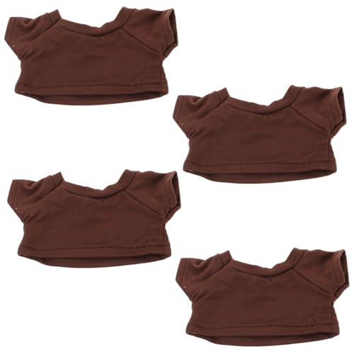 DRESSOOS 4 Stück Bären-Kleidung, Basic-bären-t-Shirt, Klassisches Stofftier-t-Shirt, Plüschbär-t-Shirt, Bären-Kleidung Für Stoffbären, Puppe DRESSOOS 4 Stück Bären-Kleidung, Basic-bären-t-Shirt, Klassisches Stofftier-t-Shirt, Plüschbär-t-Shirt, Bären-Kleidung Für Stoffbären, Puppe von DRESSOOS