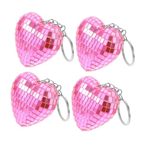 DRESSOOS Hängender Herz-disko-schlüsselanhänger Multifunktionales Ornament Für Partygeschenke DRESSOOS Hängender Herz-disko-schlüsselanhänger Multifunktionales Ornament Für Partygeschenke von DRESSOOS