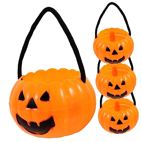 DRESSOOS 4 Stück Kürbiseimer, Süßigkeitentüte, Trick Or Treat Halter, Kürbisbehälter, Halloween Süßigkeitenhalter, Kinder Süßigkeitenhalter, Halloween Süßigkeiteneimer, Halloween , DRESSOOS 4 Stück Kürbiseimer, Süßigkeitentüte, Trick Or Treat Halter, Kürbisbehälter, Halloween Süßigkeitenhalter, Kinder Süßigkeitenhalter, Halloween Süßigkeiteneimer, Halloween , von DRESSOOS