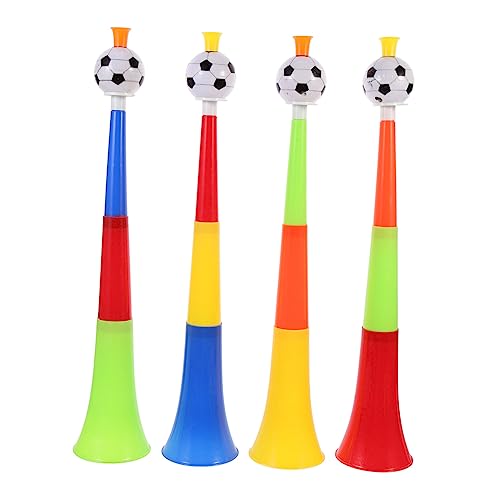 DRESSOOS 4 Stück Teleskop Fußballhupe, Fußballspielhupe, Fußball Eventhupe, Hupe Für Fußball, Sport, Fußball, Trompete, Kunststoffhupe, Party, Lufthupe, Stadionhupe, Fußballspielhupe DRESSOOS 4 Stück Teleskop Fußballhupe, Fußballspielhupe, Fußball Eventhupe, Hupe Für Fußball, Sport, Fußball, Trompete, Kunststoffhupe, Party, Lufthupe, Stadionhupe, Fußballspielhupe von DRESSOOS