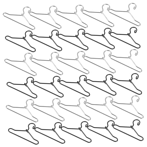 DRESSOOS 40 Stück Mini Kleiderbügel Dekorationen Set Puppenhaus Möbel Puppen Outfit Kleiderbügel Hosen Kleiderbügel Puppenkleidung Miniaturen Kleiderbügel Puppenständer DRESSOOS 40 Stück Mini Kleiderbügel Dekorationen Set Puppenhaus Möbel Puppen Outfit Kleiderbügel Hosen Kleiderbügel Puppenkleidung Miniaturen Kleiderbügel Puppenständer von DRESSOOS