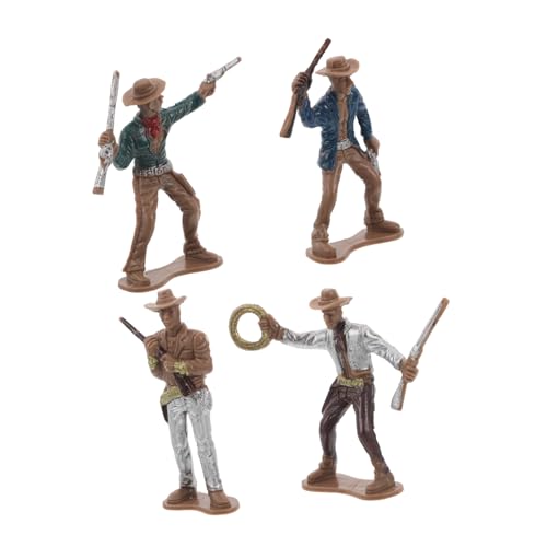 DRESSOOS 4Stücke Cowboy Figuren für Western Motto Events Tischdekoration und Partygeschenke Handgefertigte Sammlerstücke mit Unverwechselbarem Design DRESSOOS 4Stücke Cowboy Figuren für Western Motto Events Tischdekoration und Partygeschenke Handgefertigte Sammlerstücke mit Unverwechselbarem Design von DRESSOOS