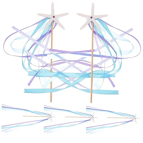 DRESSOOS 5 Stück Feen Cosplay Zauberstab, Feenstab Spielzeug, Feenstab Für Dekorative Feenstäbe In Form Von Foto Requisiten, Neuartiger Feenstab, Bühnenrequisite, Dekorative Hexenstäbe, von DRESSOOS