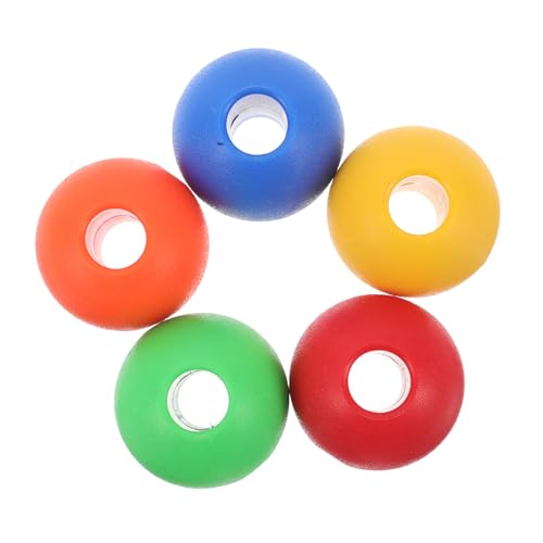 DRESSOOS 5 Stück Kletterseil Für Kinder Zum Fangen des Balls, Farbige Holzperlen Zum Basteln, Angelschnurperlen, Stopper Für Angelschüttler, Musikinstrumente, Angelstoppperle, Große Perlen DRESSOOS 5 Stück Kletterseil Für Kinder Zum Fangen des Balls, Farbige Holzperlen Zum Basteln, Angelschnurperlen, Stopper Für Angelschüttler, Musikinstrumente, Angelstoppperle, Große Perlen von DRESSOOS