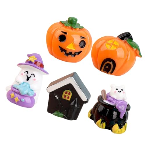 DRESSOOS 5 Stück Kürbis-Geist-Ornament Gruselig Ruhe in Frieden Halloween Figuren Miniatur-geisterfiguren Gruselige Halloween-Dekorationen Halloween-miniaturen Bausatz Aufkleber Harz DRESSOOS 5 Stück Kürbis-Geist-Ornament Gruselig Ruhe in Frieden Halloween Figuren Miniatur-geisterfiguren Gruselige Halloween-Dekorationen Halloween-miniaturen Bausatz Aufkleber Harz von DRESSOOS
