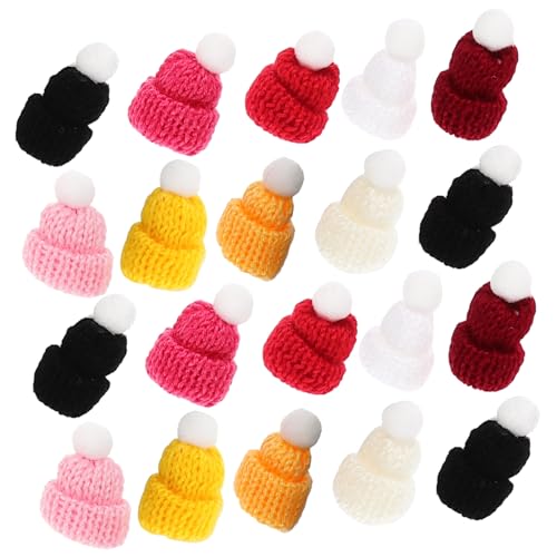 DRESSOOS 50 Stück Mini-mütze Kleine Bastelhüte Miniatur-puppenhut Kleine Weihnachtsmützen Mini-hutverzierungen Strickmützen Basteln Gnomenhüte Zum Basteln Nikolausmütze Stricken Polyester DRESSOOS 50 Stück Mini-mütze Kleine Bastelhüte Miniatur-puppenhut Kleine Weihnachtsmützen Mini-hutverzierungen Strickmützen Basteln Gnomenhüte Zum Basteln Nikolausmütze Stricken Polyester von DRESSOOS