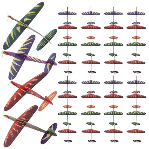 DRESSOOS 50 Stück Schaum Flugzeug Spielzeuge Flugzeugmodell Aus Schaumstoff Schaumflugzeuge Schaumstoffflugzeuge Für Wild Gleitschaum Flugzeugspielzeug Im Freien Tragbar Kind Geschenk von DRESSOOS