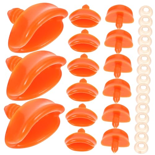 DRESSOOS 50 Stück Bastelmund Für Stofftiere Bastelset Spielzeugzubehör Harzmund Mit Dichtung Für Kinder Und Mädchen DRESSOOS 50 Stück Bastelmund Für Stofftiere Bastelset Spielzeugzubehör Harzmund Mit Dichtung Für Kinder Und Mädchen von DRESSOOS