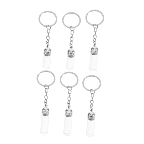 DRESSOOS 6 Stück Glasflaschenanhänger Glasfläschchen Anhänger Charms Glasfläschchen Charms Wunschflasche Hängeanhänger Container Anhänger DRESSOOS 6 Stück Glasflaschenanhänger Glasfläschchen Anhänger Charms Glasfläschchen Charms Wunschflasche Hängeanhänger Container Anhänger von DRESSOOS