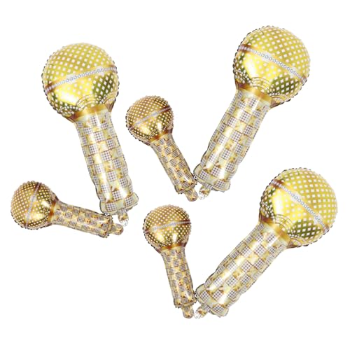 DRESSOOS 6er-pack Mikrofon-luftballons Aus Aluminiumfolie Geburtstagsparty-dekorationen Party- Für Hochzeit Dusche Ktv DRESSOOS 6er-pack Mikrofon-luftballons Aus Aluminiumfolie Geburtstagsparty-dekorationen Party- Für Hochzeit Dusche Ktv von DRESSOOS