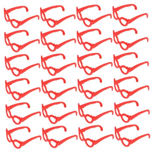 DRESSOOS 60stücke Mini-Accessoires Für Puppen Stylische Mini-Brillen Aus Kunststoff Für Puppenhaus Als Mode-Requisiten Für Doll Toys Farbenfroh Und Langlebig von DRESSOOS