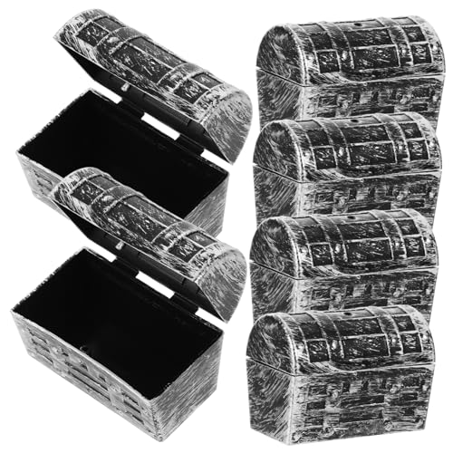 DRESSOOS 6St Schatzkiste- storage boxes aufbwahrungs-box Spielzeugorganisator mit Deckel kleiderboxen aufbewahrung Vintage-Deko Piratenschatztruhe Piratenschmuck DRESSOOS 6St Schatzkiste- storage boxes aufbwahrungs-box Spielzeugorganisator mit Deckel kleiderboxen aufbewahrung Vintage-Deko Piratenschatztruhe Piratenschmuck von DRESSOOS
