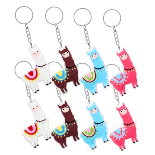 DRESSOOS 8 Stück Alpaka Schlüsselanhänger, Cartoon Schlüsselanhänger, Süße Schlüsselanhänger Für Damen, Rucksack Dekoration, Lustige Schlüsselanhänger, Cartoon Schlüsselanhänger Für DRESSOOS 8 Stück Alpaka Schlüsselanhänger, Cartoon Schlüsselanhänger, Süße Schlüsselanhänger Für Damen, Rucksack Dekoration, Lustige Schlüsselanhänger, Cartoon Schlüsselanhänger Für von DRESSOOS
