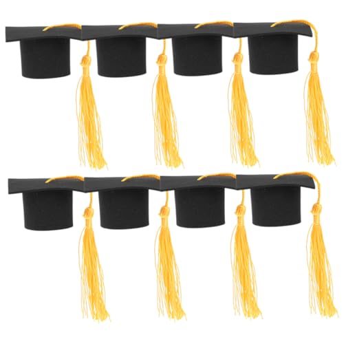 DRESSOOS 8 Stück Kuchendekoration 2024 Cupcake Topper Zum Schulabschluss 2024, Partyzubehör Für Schulabschluss, Dessert Topper Zum Schulabschluss, Cupcake Topper Aus Papier, Kuchentopper, von DRESSOOS