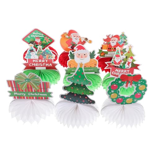 DRESSOOS 9 Stück Wabenornamente, Papierwabendekor, Weihnachtsbedarf, Weihnachtswaben Tischdekoration, Weihnachtstischdekoration, Weihnachtsdekoration Für Zuhause, Weihnachtsmittelstück Für DRESSOOS 9 Stück Wabenornamente, Papierwabendekor, Weihnachtsbedarf, Weihnachtswaben Tischdekoration, Weihnachtstischdekoration, Weihnachtsdekoration Für Zuhause, Weihnachtsmittelstück Für von DRESSOOS