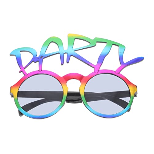 DRESSOOS Alphabet-lustige Gläser Schicke Partybrillen Gefälligkeiten Für Sommerpartys Neuheitsbrille Party-brille Partybrille Für Kinder Kostümparty Dekorationen Bankett Stk Irregulär von DRESSOOS