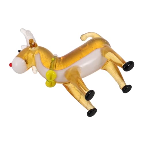 DRESSOOS Bunte Rentier Miniaturfiguren Aus Sammlerstücke Für Weihnachten Festliche Tischdekoration Für Büro Oder Wohnzimmer Dekorative Tierfiguren Für Den Weihnachtsurlaub von DRESSOOS