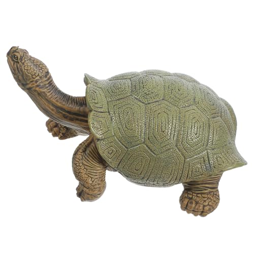 DRESSOOS Schildkröten-Modell feng-Shui-Schildkröte tierpädagogisches Spielzeug Spielzeuge Modelle Simulation Einer Schildkrötenverzierung kleine Schildkrötenstatue kriechen Zubehör Skulptur von DRESSOOS