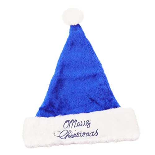 DRESSOOS Weihnachtsmannmütze Weihnachtsmütze Weihnachtsmütze aus Plüsch Weihnachtsmannmütze für den Weihnachtstag Erwachsene Jungen und Mädchen Männer Frauen Weihnachtsdekoration von DRESSOOS