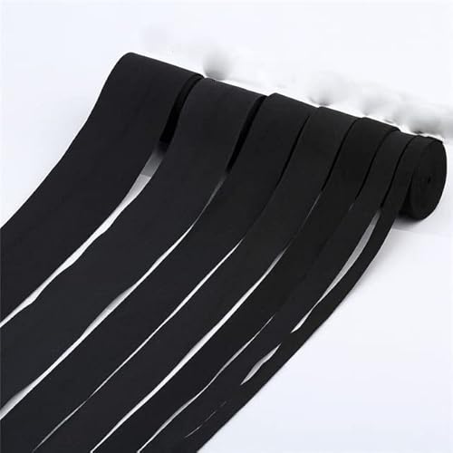 3/10/15/20/25/40/50 mm 5 Yards Baumwollband, handgefertigt für Hochzeit, Weihnachtsdekoration, DIY-Nähstoff, Schwarz, 25 mm x 5 Yards 3/10/15/20/25/40/50 mm 5 Yards Baumwollband, handgefertigt für Hochzeit, Weihnachtsdekoration, DIY-Nähstoff, Schwarz, 25 mm x 5 Yards von DRJUSS