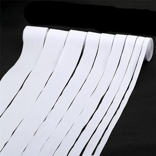 3/10/15/20/25/40/50 mm 5 Yards Baumwollband, handgefertigt für Hochzeit, Weihnachtsdekoration, DIY-Nähstoff, Weiß, 25 mm x 5 Yards 3/10/15/20/25/40/50 mm 5 Yards Baumwollband, handgefertigt für Hochzeit, Weihnachtsdekoration, DIY-Nähstoff, Weiß, 25 mm x 5 Yards von DRJUSS