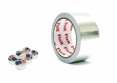 DRW Aluminium-Klebeband, 6 Stück, 48 mm x 20 m DRW Aluminium-Klebeband, 6 Stück, 48 mm x 20 m von DRW