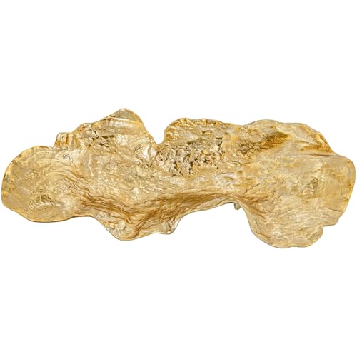 DRW Ovales Metallzentrum in rauem Gold, 57 x 28 x 9 cm, ABS und Silikon, weiß, Medidas: 10x10x41 cm DRW Ovales Metallzentrum in rauem Gold, 57 x 28 x 9 cm, ABS und Silikon, weiß, Medidas: 10x10x41 cm von DRW