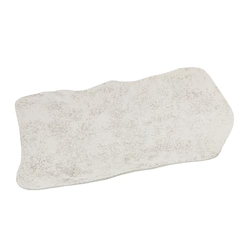 DRW Rechteckiger Tischaufsatz aus Aluminium in Weiß, 41 x 21 x 4 cm, Textur, Natürlich, Schwarz und Gelb, Medidas: 170x120x1 cm DRW Rechteckiger Tischaufsatz aus Aluminium in Weiß, 41 x 21 x 4 cm, Textur, Natürlich, Schwarz und Gelb, Medidas: 170x120x1 cm von DRW