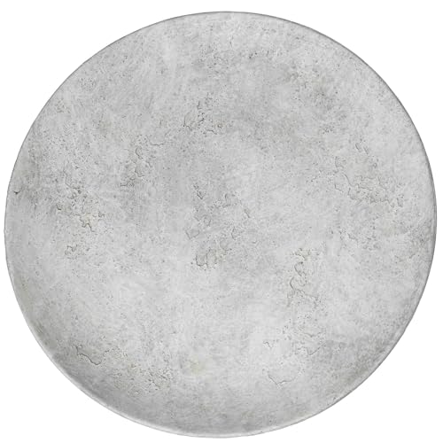 DRW Runder Tisch aus Keramik, 41 x 41 x 4 cm, weiß rustikal, 41x41x4 cm DRW Runder Tisch aus Keramik, 41 x 41 x 4 cm, weiß rustikal, 41x41x4 cm von DRW