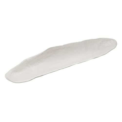 DRW Verlängerter Tischaufsatz aus Aluminium in Weiß, 47 x 14 x 6 cm, ABS und PP, grün, Medidas: 20x17x25 cm von DRW