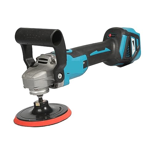 DRYIC Autopolierer, Elektroauto-Poliermaschine 6 einstellbare Geschwindigkeiten Auto-Wachswerkzeug Bürstenloser Akku-Polierer für 21V-Batterie, Pufferpolierer (ohne Batterie) von DRYIC