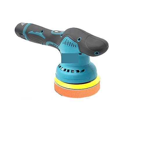 DRYIC Autopolierer, Poliermaschine 8 Gänge Elektrische Poliermaschine von Kratzern Wireless Sander 12V Akku-Autopolierer, Pufferpolierer (Keine Batterie, kein Stecker) (A) von DRYIC