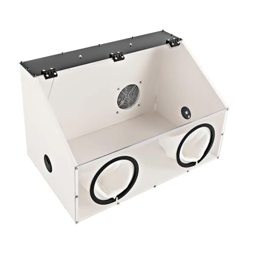 DRYIC für Zwei Poren, vollständig geschlossene Acryl-Staubbox, elektrischer Schleiftisch, Polierer, Staubbox von DRYIC